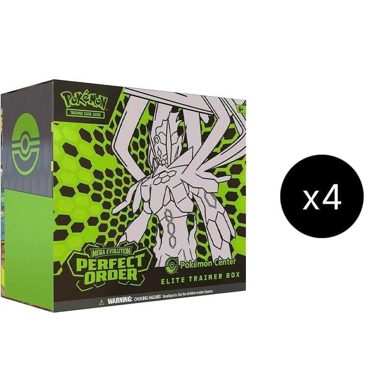 Perfect Order Pokemon Center Elite Trainer Box Case
