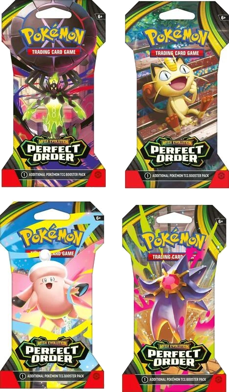Perfect Order Sleeved Booster Pack Art Bundle [Set of 4]