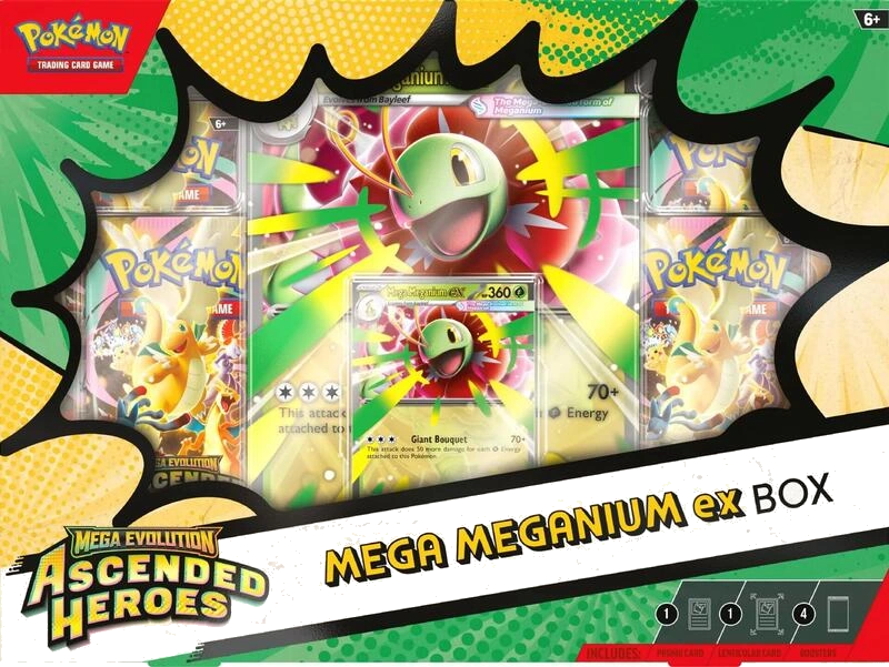Ascended Heroes Mega Meganium ex Box
